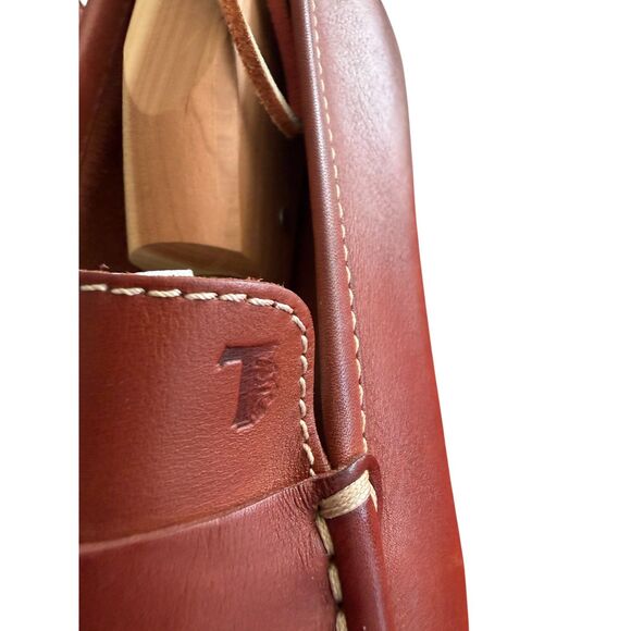 Tod’s Men\'s Gomma Smooth Leather Penny Loafers - Brown Calfskin - NWOB main image 5